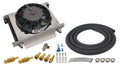 Derale 15960 Hyper-Cool Transmission Cooler Kit with Plate Type Fluid Cooler and Fan, 13 x 10 x 5.625 inches, Black Aluminum