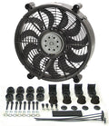 Derale 16212 12-Inch High Output Radiator Fan with Curved Blades and Installation Kit