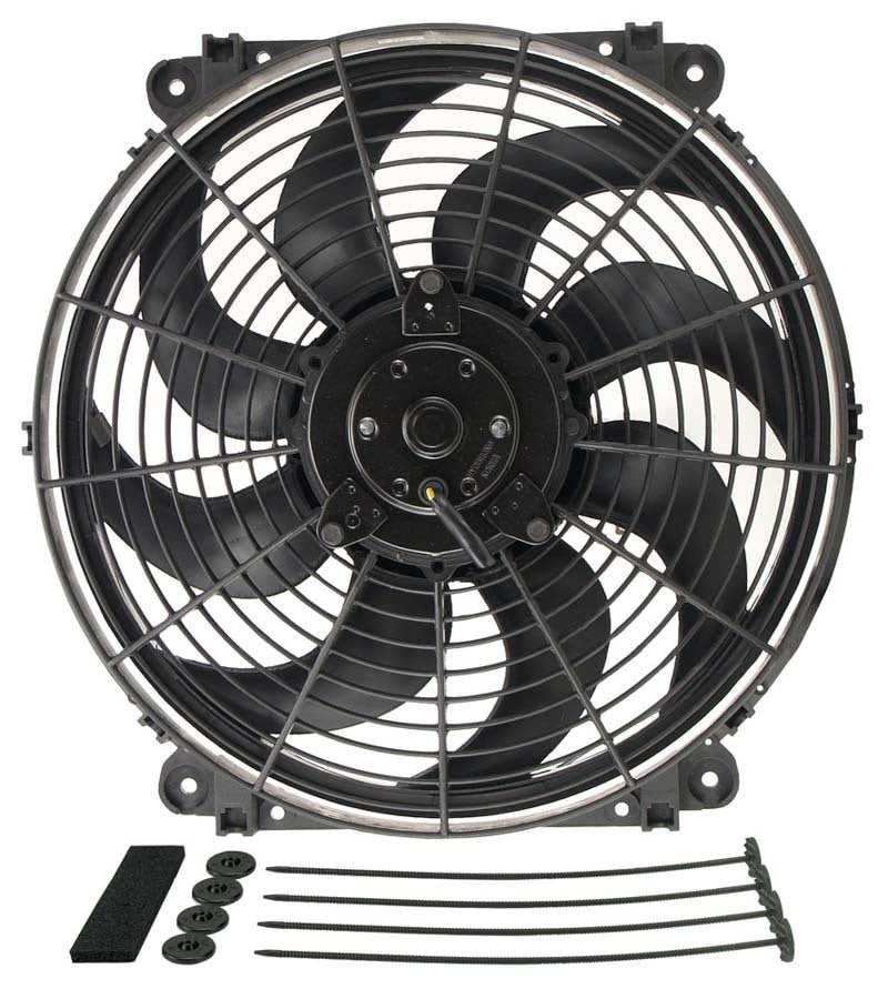 Derale 16624 14-Inch Tornado Electric Cooling Fan with Standard Mount Kit