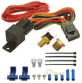 DERALE 16721 Fan Switch Thermostat Kit with 190°F On, 175°F Off, 1/8 Inch NPT Temperature Sensor, 3/8 Inch NPT Bushing, and 25 Amp Relay