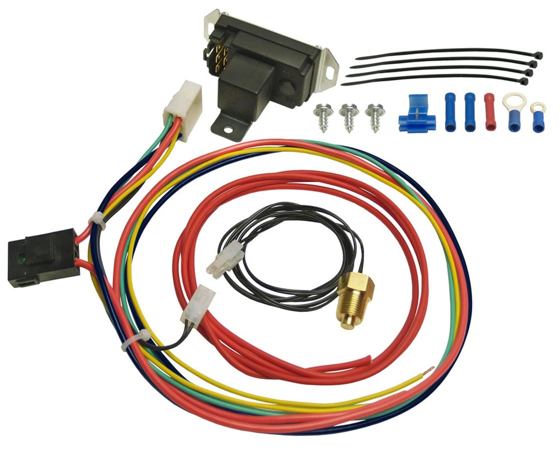 Derale 16749 Adjustable Fan Controller with Pipe Thread Probe and 25 Amp Relay