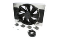 Derale 16814 Rad Fan with Aluminum Shroud Assembly, 12 Inch Puller Fan, 2000 CFM, 12V, Curved Blade