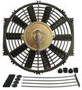 Derale 16910 10-Inch Dyno-Cool Straight Blade Electric Fan with 500 CFM Airflow