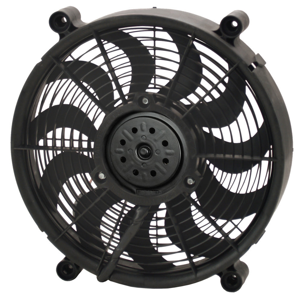 Derale 16913 14-Inch High Output Pusher/Drop-In Electric Fan with 2100 CFM Airflow