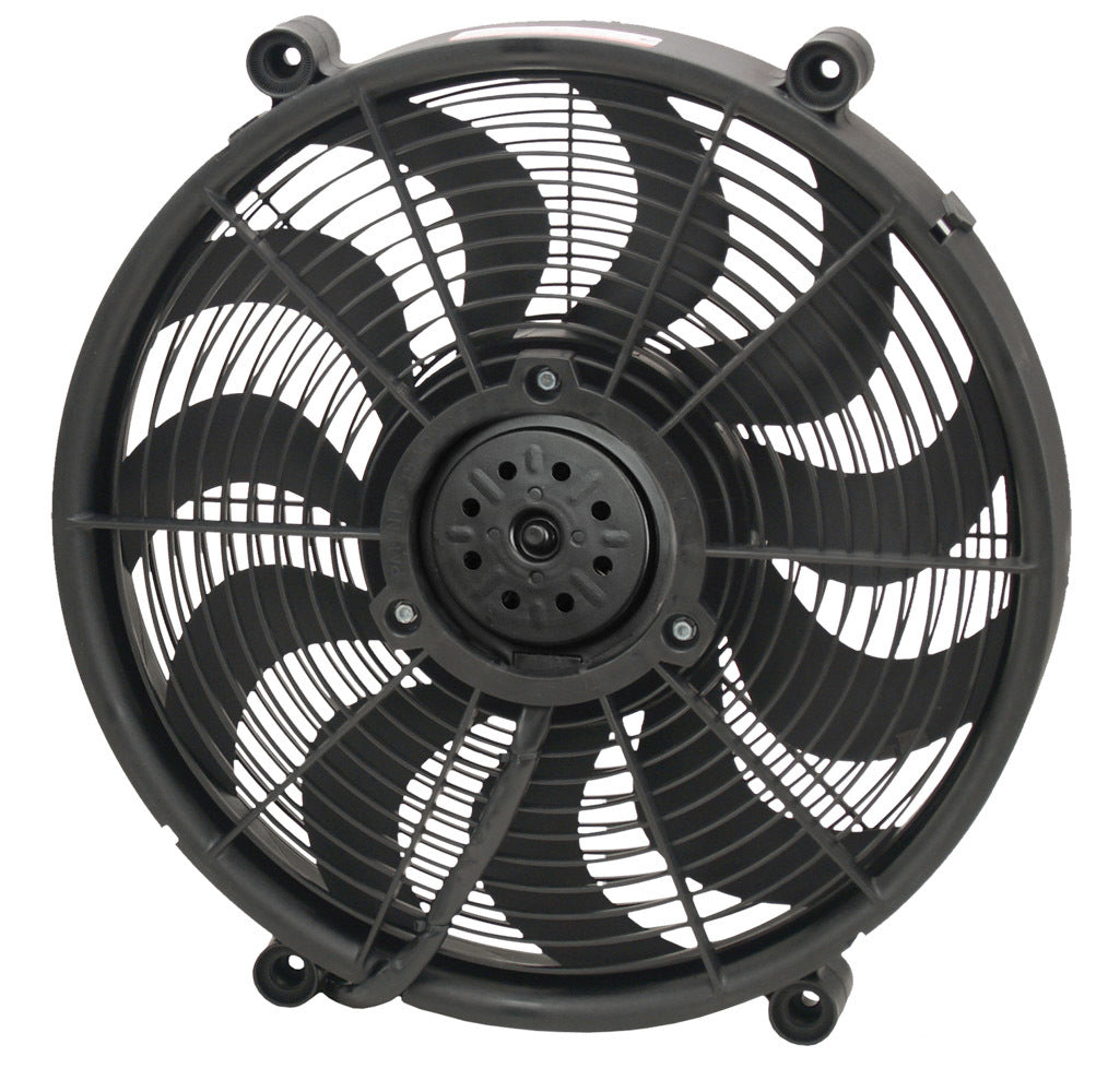 Derale 16917 17-Inch High Output Electric Cooling Fan with 2400 CFM Airflow