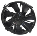 Derale 16924 12 Inch High-Output Electric Radiator Fan with 2000 CFM, Push/Pull, Curve Blade Design, 12V