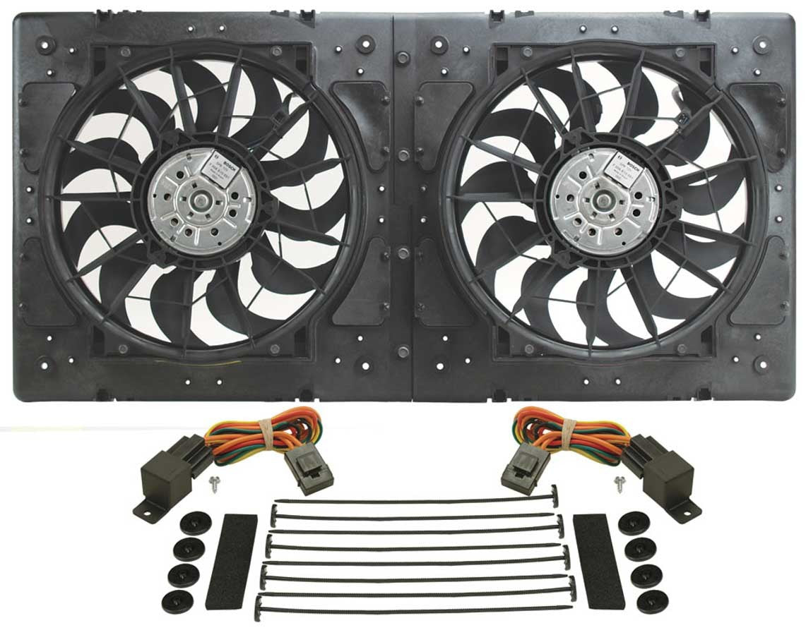 Derale 16934 12-Inch Dual High Output Radiator Fans Puller Kit