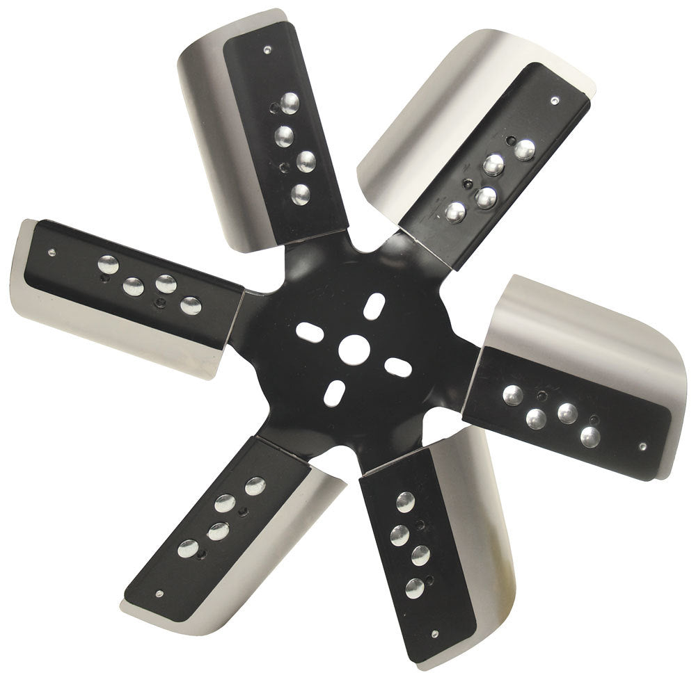 DERALE 17015 15-Inch Mechanical Cooling Fan with Six Blades and Steel Hub