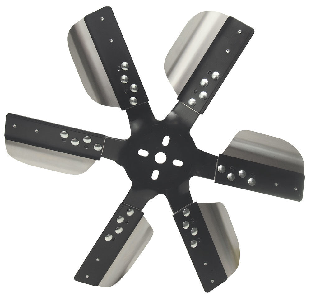 Derale 17017 17 Inch Mechanical Cooling Fan with Six Blades and Steel Hub