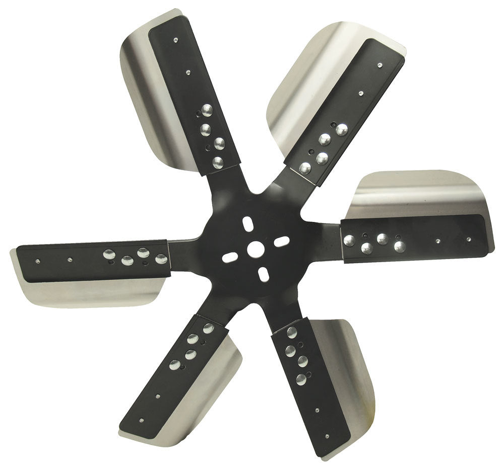 Derale 17018 18-Inch Mechanical Cooling Fan with 6 Blades and Steel Hub