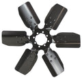 Derale 17117 Mechanical Cooling Fan, 17 Inch, 6 Blade, Steel, Black Powder Coat