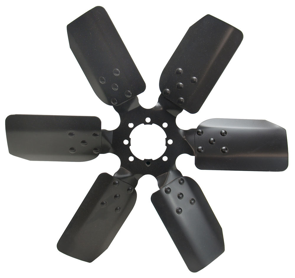 Derale 17119 Mechanical Cooling Fan, 19-Inch, 6 Blade Clutch Fan, Steel Construction, Black Finish