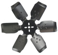 Derale 17317 17-Inch Rigid Race Fan with Steel Blades and Black Powder Coat Finish