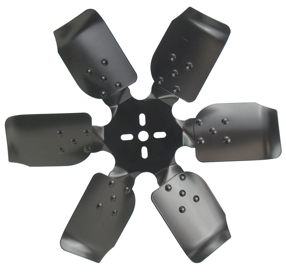 Derale 17317 17-Inch Rigid Race Fan with Steel Blades and Black Powder Coat Finish
