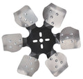 Derale Mechanical Cooling Fan 17513, 13-Inch Rigid Race Fan with Six Aluminum Blades and Steel Hub