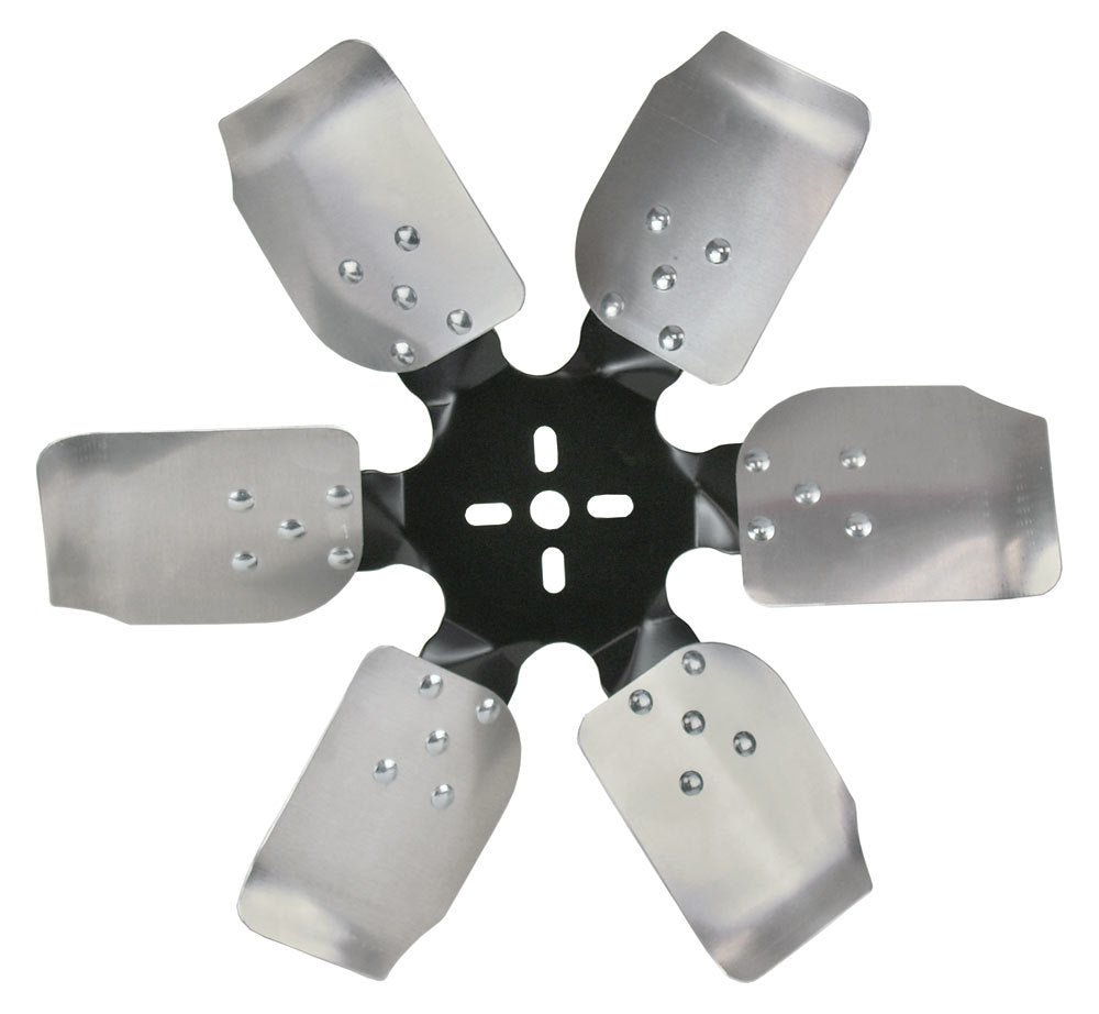 Derale 17517 17-Inch Aluminum Race Fan with Six Blades and Steel Hub