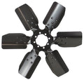 Derale 17917 Mechanical Cooling Fan with Reverse Rotation, 17-1/4 Inch, 6 Blade, Steel, Black Powder Coat Finish