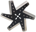 Derale 19113 13-Inch Stainless Steel Flex Fan with Six Blades and 5/8-Inch Pilot