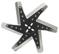 Derale 19115 15-Inch Stainless Steel Flex Fan with Six Blades and Universal Mounting Pattern