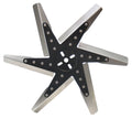 Derale 19118 18-Inch Flex Fan with Six Blades, Steel Hub, Stainless Blades, Black and Natural Finish