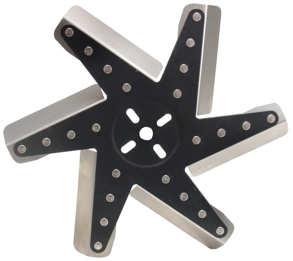 Derale 19313 13-Inch Reverse Rotation Mechanical Cooling Fan with Steel Hub and Stainless Blades