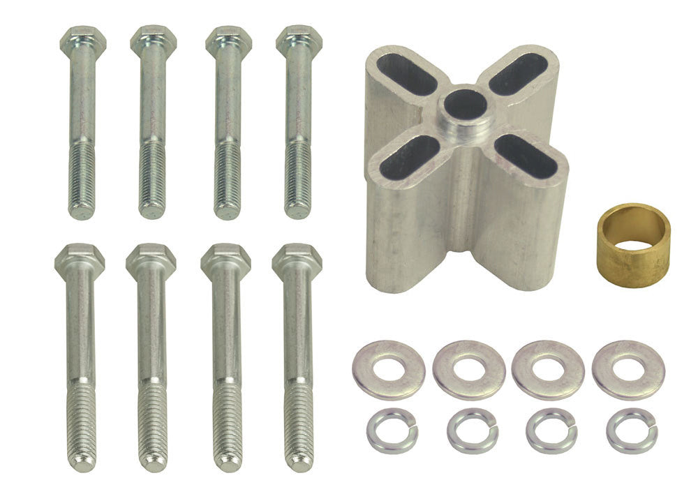 DERALE 31520 2-Inch Fan Spacer Kit for Chevy and Ford V8 Engines, Aluminum with Hardware