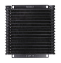 Derale 33604 17-Row Plate and Fin Transmission Cooler with 1/2 Inch FPT Fittings