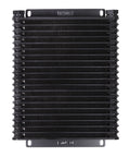Derale 33605 18-Row Plate and Fin Transmission Cooler with 1/2 Inch FPT Fittings