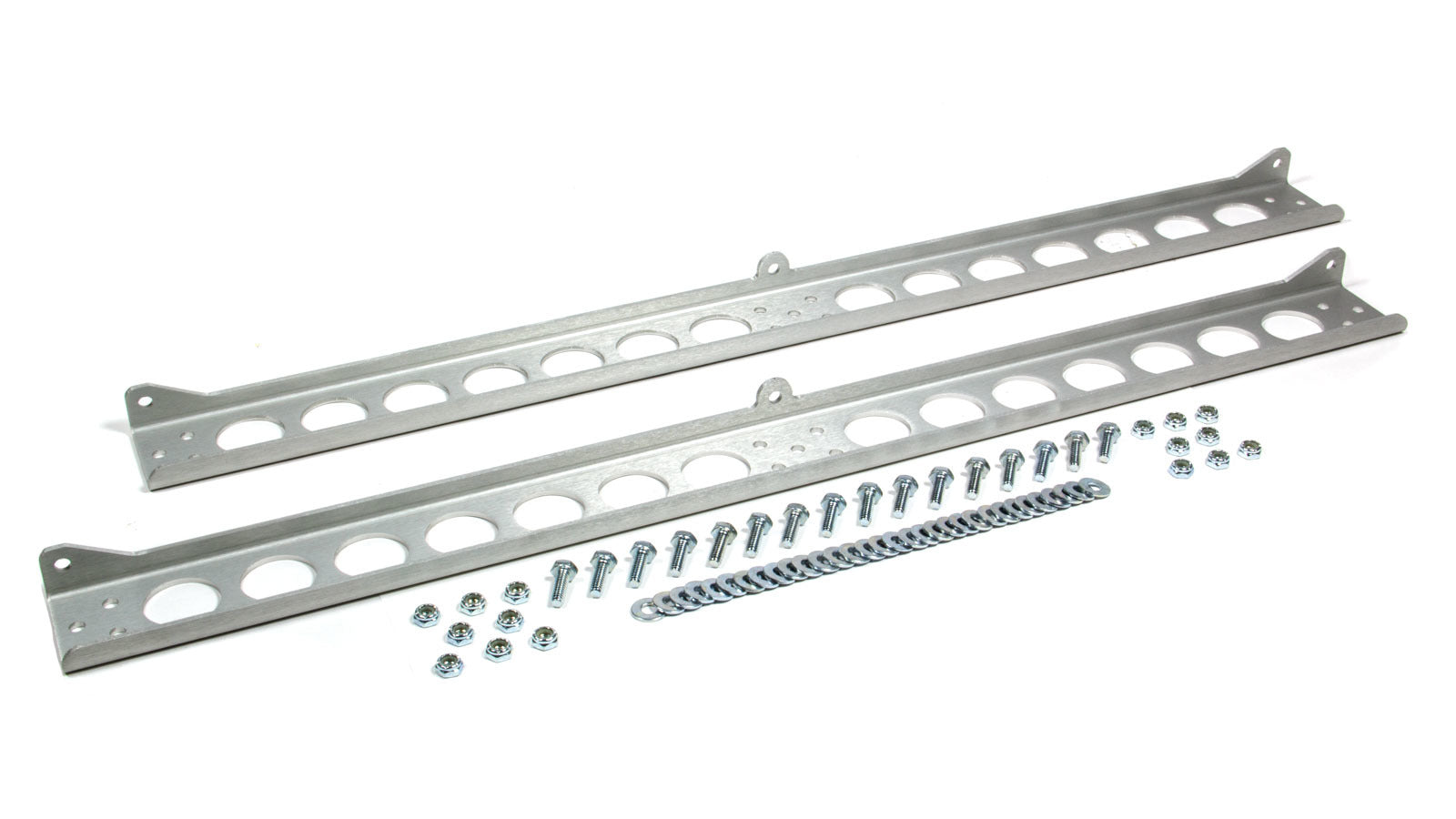 Derale 50022 Dual Cooler Mounting Brackets Kit with Aluminum Brackets and Hardware