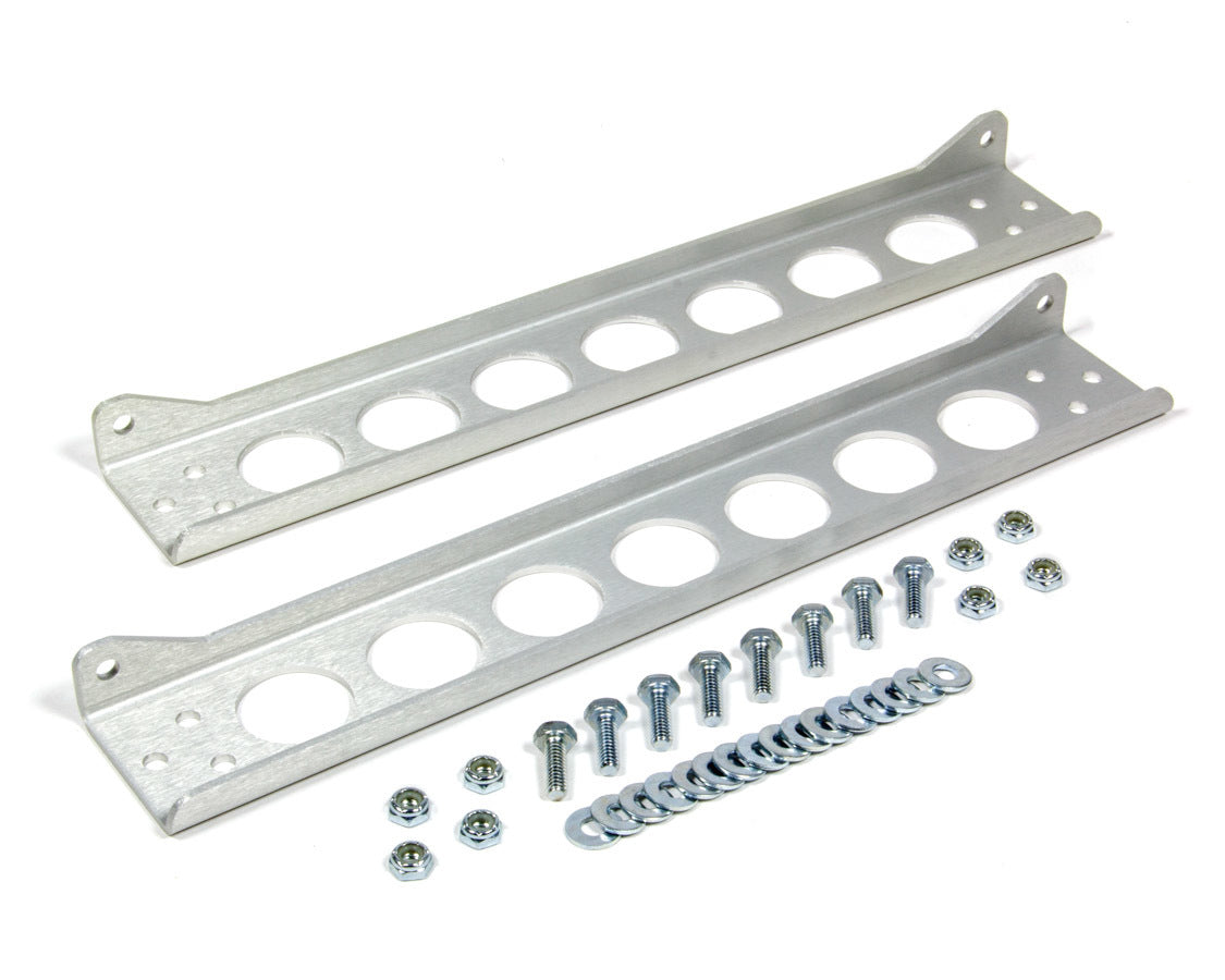 DERALE Fluid Cooler Mount Kit for Single Cooler with Aluminum Brackets