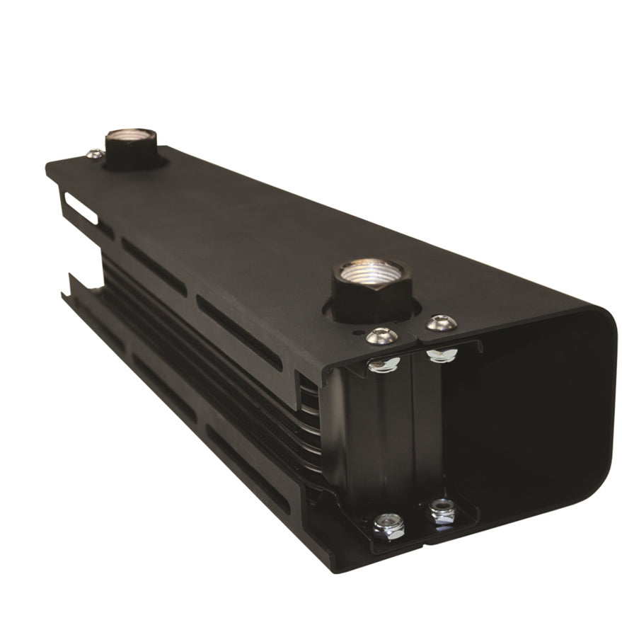 Derale 50100 10-Row Stack Plate Scoop Cooler with -10AN O-Ring and Aluminum Construction
