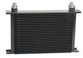 Derale 52508 25-Row Core Trans/Oil Cooler with 7-Inch Tall Aluminum Plate Design and -8AN Fittings
