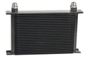 Derale 52510 25-Row Core Transmission and Oil Cooler with 10 AN Inlets, 7 Inch Tall, Aluminum, Black Powder Coat