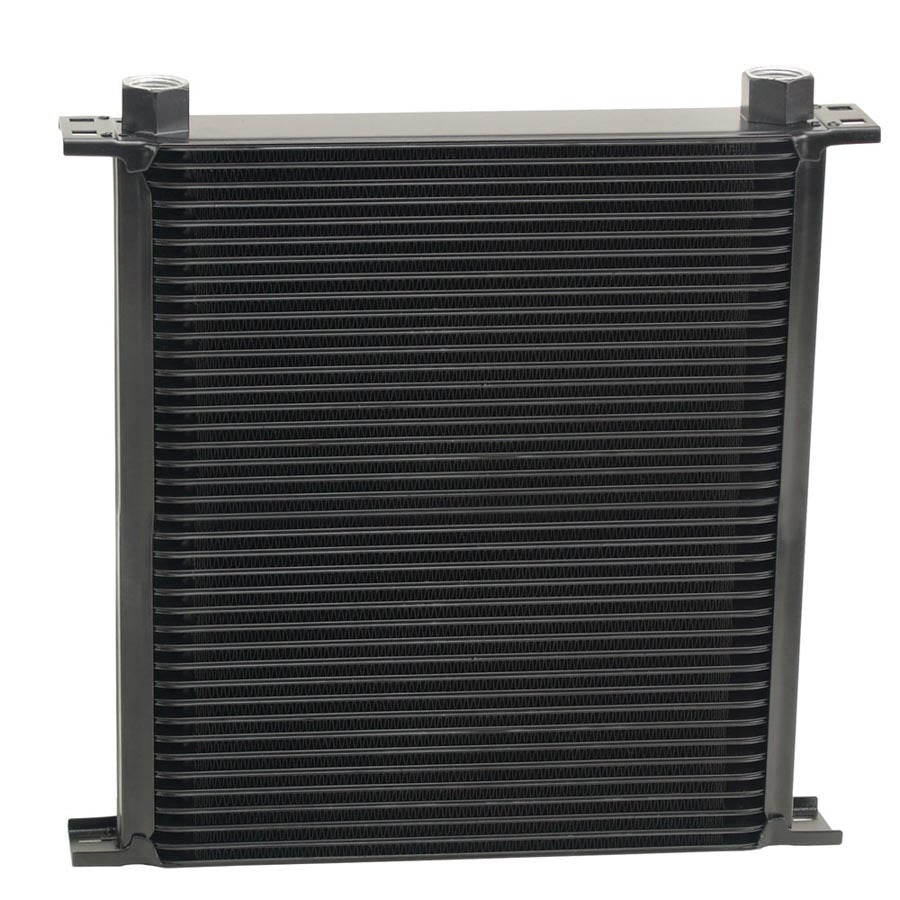 Derale 54078 Stack Plate Cooler 12.75 x 13 Inches Aluminum Black Powder Coat Universal