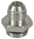 Derale Aluminum Fitting -8AN Male to 5/8-18 In Male O-Ring, Straight Adapter