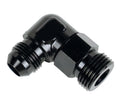 Derale 59508 90 Degree 8 AN Male to 7/8-14 in NPT Male O-Ring Aluminum Fitting