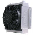 Derale 65860 Hi-Flow 18-Row Racing Remote Cooler with Tube Type Design and 10 AN Female O-Ring Inlet Outlet