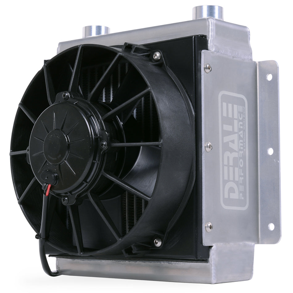 Derale 65861 Hi-Flow 18-Row Racing Remote Cooler, Tube Type, 12.375 x 11.875 x 8.5 Inches