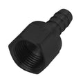 Derale -8AN Female Swivel Fitting with 3/8 Inch Hose Barb for Automotive Applications