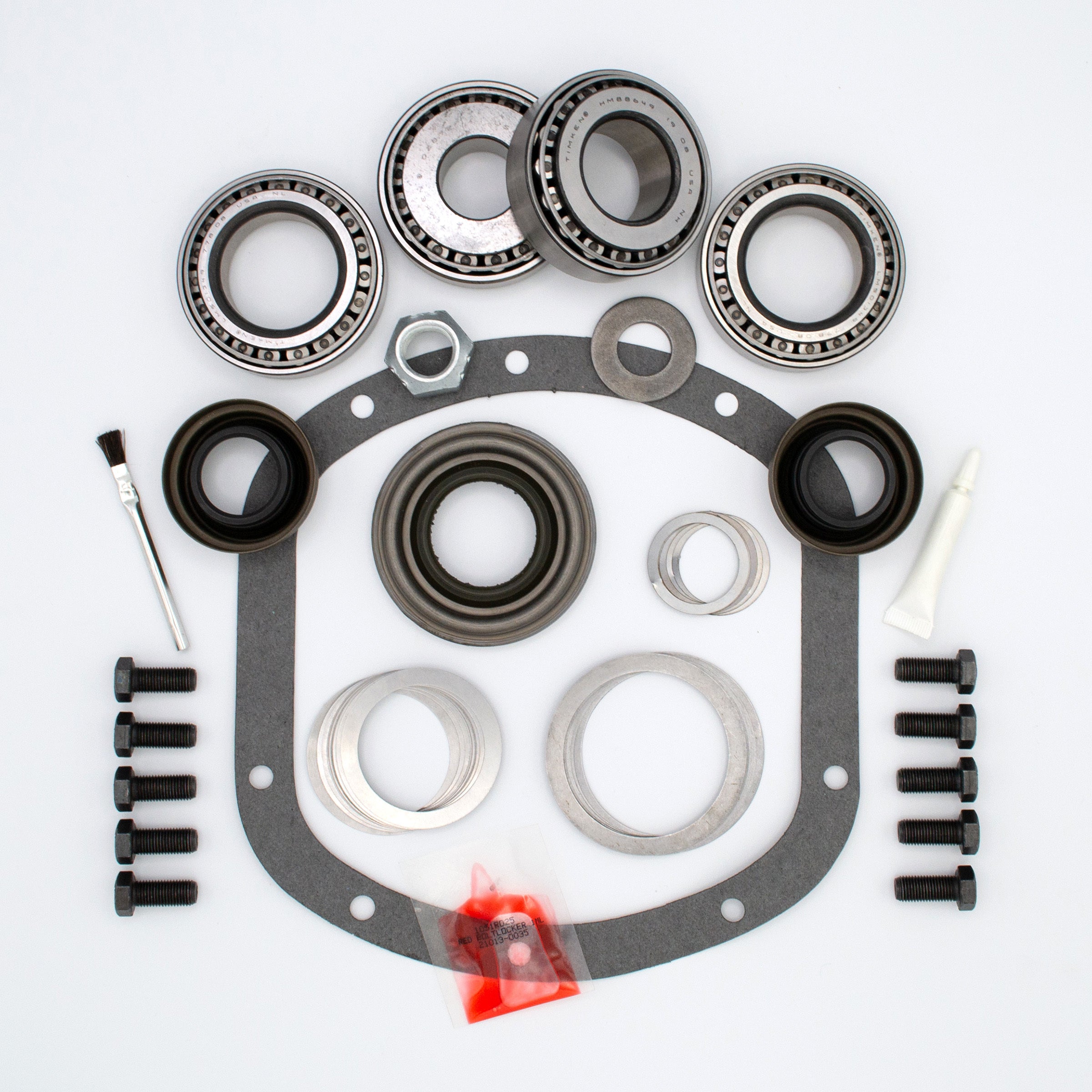 Eaton Detroit Locker Dana 30 Front Master Install Kit with Bearings, Gaskets, Seals, and Hardware