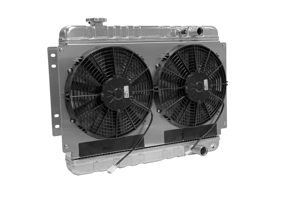 Dewitts Radiator 32-6139034M Aluminum Dual Fan for Chevrolet Chevelle 1964-1977 with Manual Transmission
