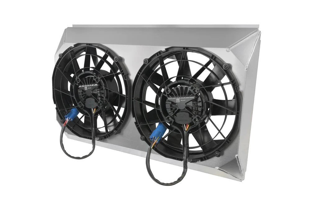 Dewitts Radiator 32-SP490 Dual 12 Inch Electric Cooling Fan Kit with 1802 CFM Puller Blade