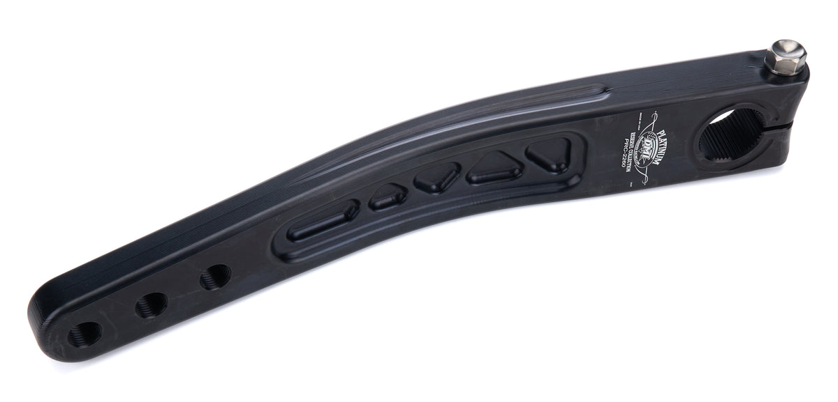 Diversified Machine PRC-2260 Platinum Reserve Pitman Arm for Sprint Cars, 12-5/8 Inch Length, Aluminum, Black Anodized