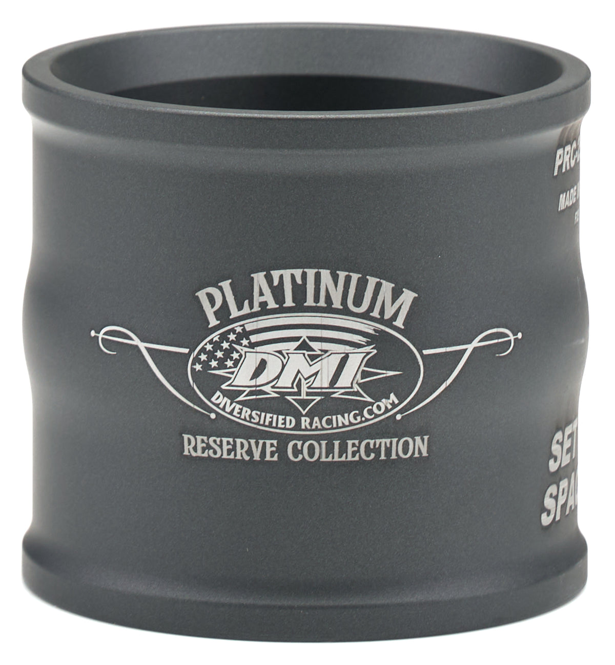 Diversified Machine PRC-2595 Platinum Reserve Wheel Center Spacer, 2.75 Inch Inside Diameter, Aluminum, Gray Anodized