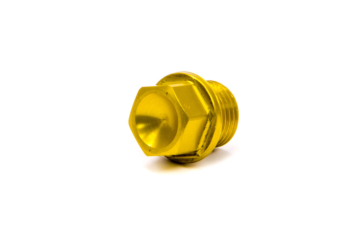 Diversified Machine RRC-1016 Fill Level Plug with 3/8 Inch NPT Hex Head Aluminum Construction