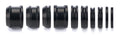 Diversified Machine SRC-2590B Aluminum Axle Spacer Kit for DMI Sprint Axle, Black Anodized