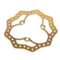 Diversified Machine SRC-2704 Front Steel Brake Rotor with Drilled and Scalloped Design, 10.25 Inch Diameter