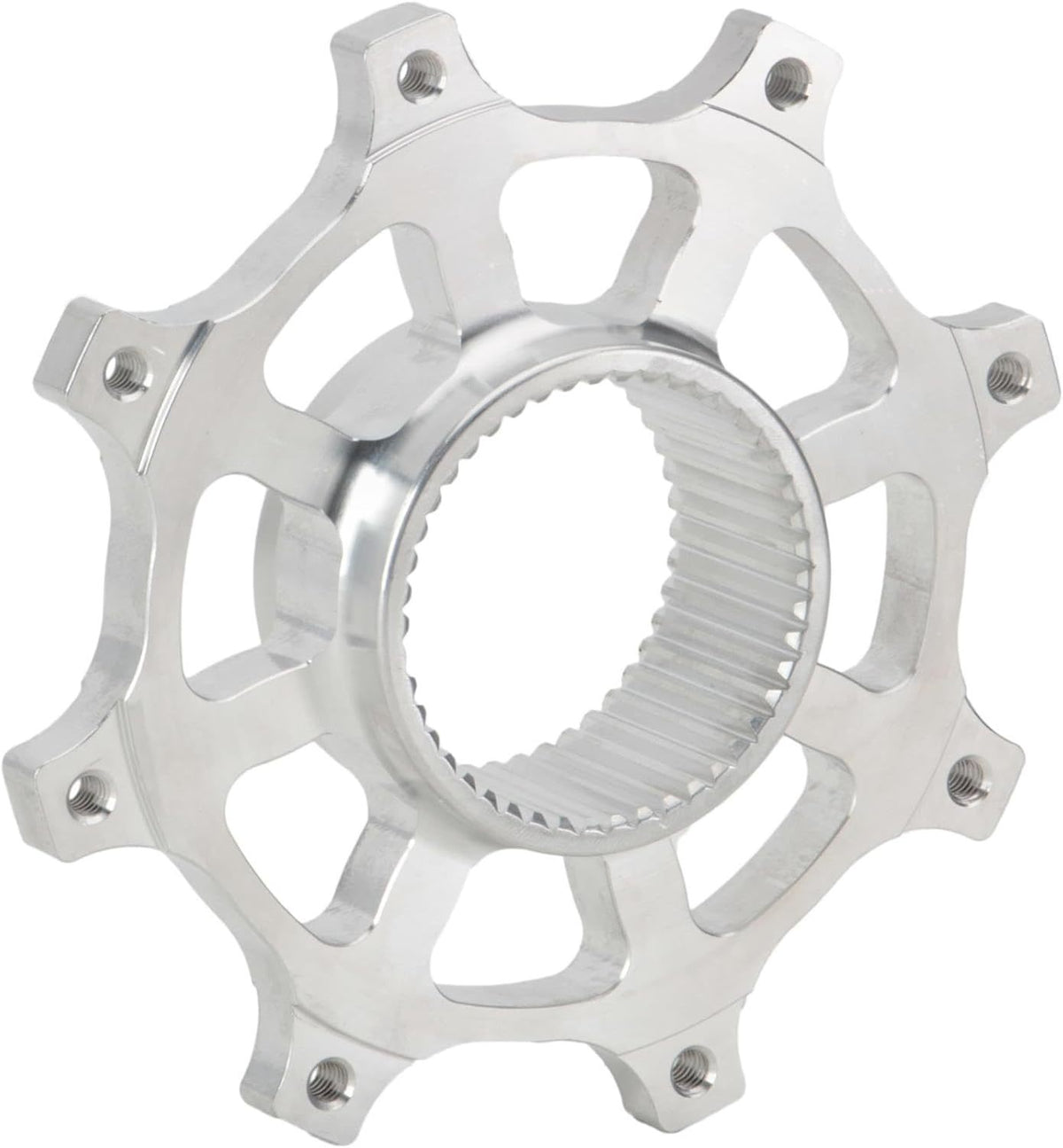 Diversified Machine SRC-2930 Rear Inboard Brake Rotor Adapter 2.75 Inch Diameter with 42 Spline Axle Mount and 8 x 7 Inch Bolt Pattern, Aluminum, Natural Finish