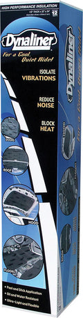 Dynamat Dynaliner 11103 1/2 Inch Thick Sound and Heat Barrier Sheet, 32 x 54 Inches, Self-Adhesive Foam Black