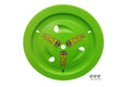 Dominator Race Products DOM-1013-D-XG Wheel Cover with Vented Design, 15 Inch, Xtreme Green Finish